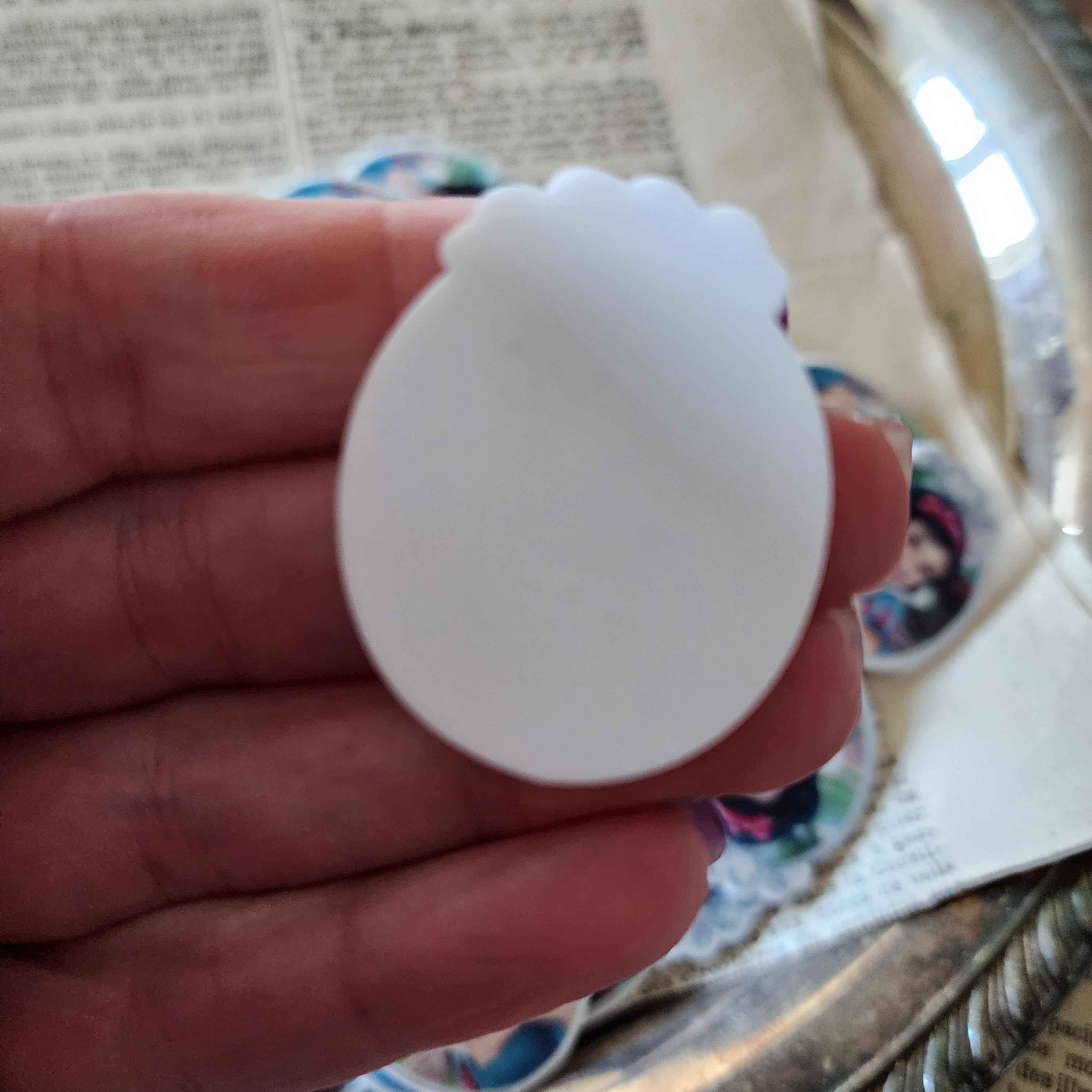 2pc Snow White Planar Resin
