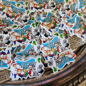 2pc Classic Cartoon Planar Resin