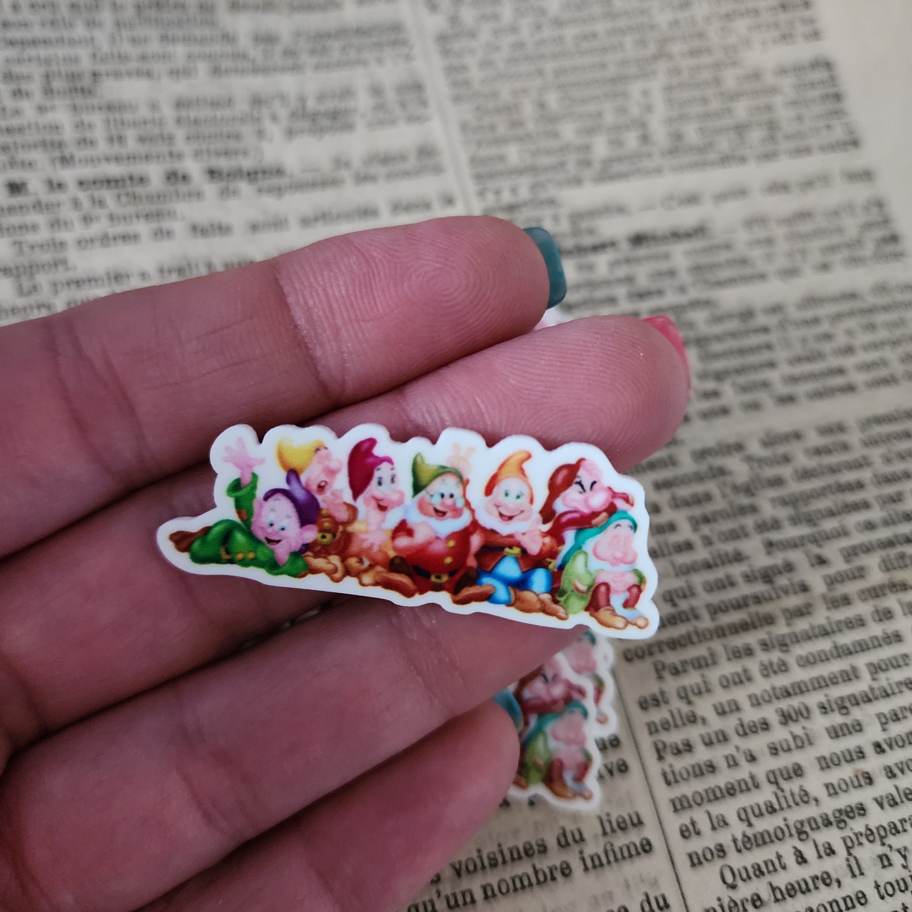 2pc Seven Dwarfs Planar Resin
