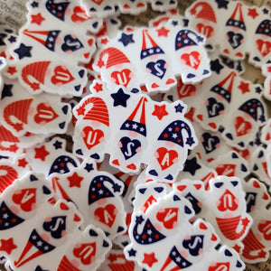 2pc Americana Gnome Planar Resin