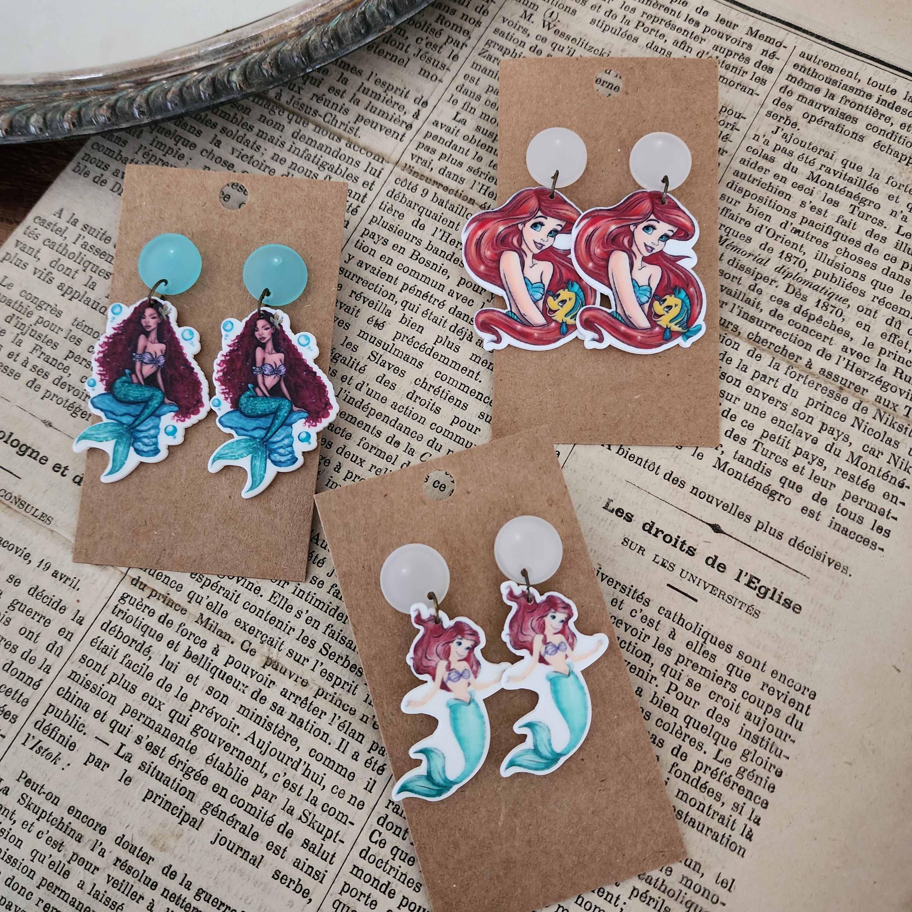 Mermaid Drop Earrings