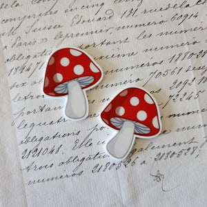 2pc Mushroom Planar Resin