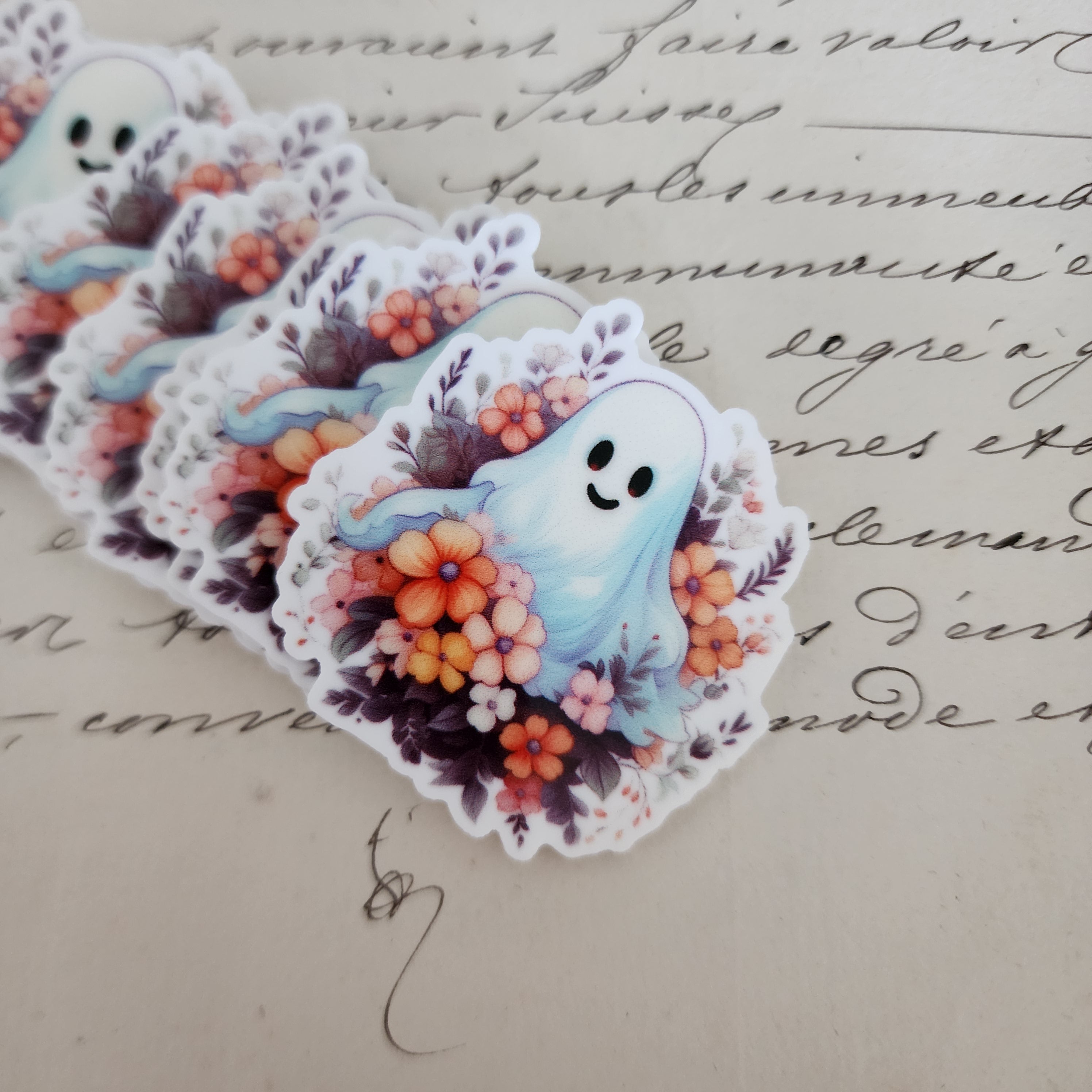 2pc Floral Ghost C Planar Resin