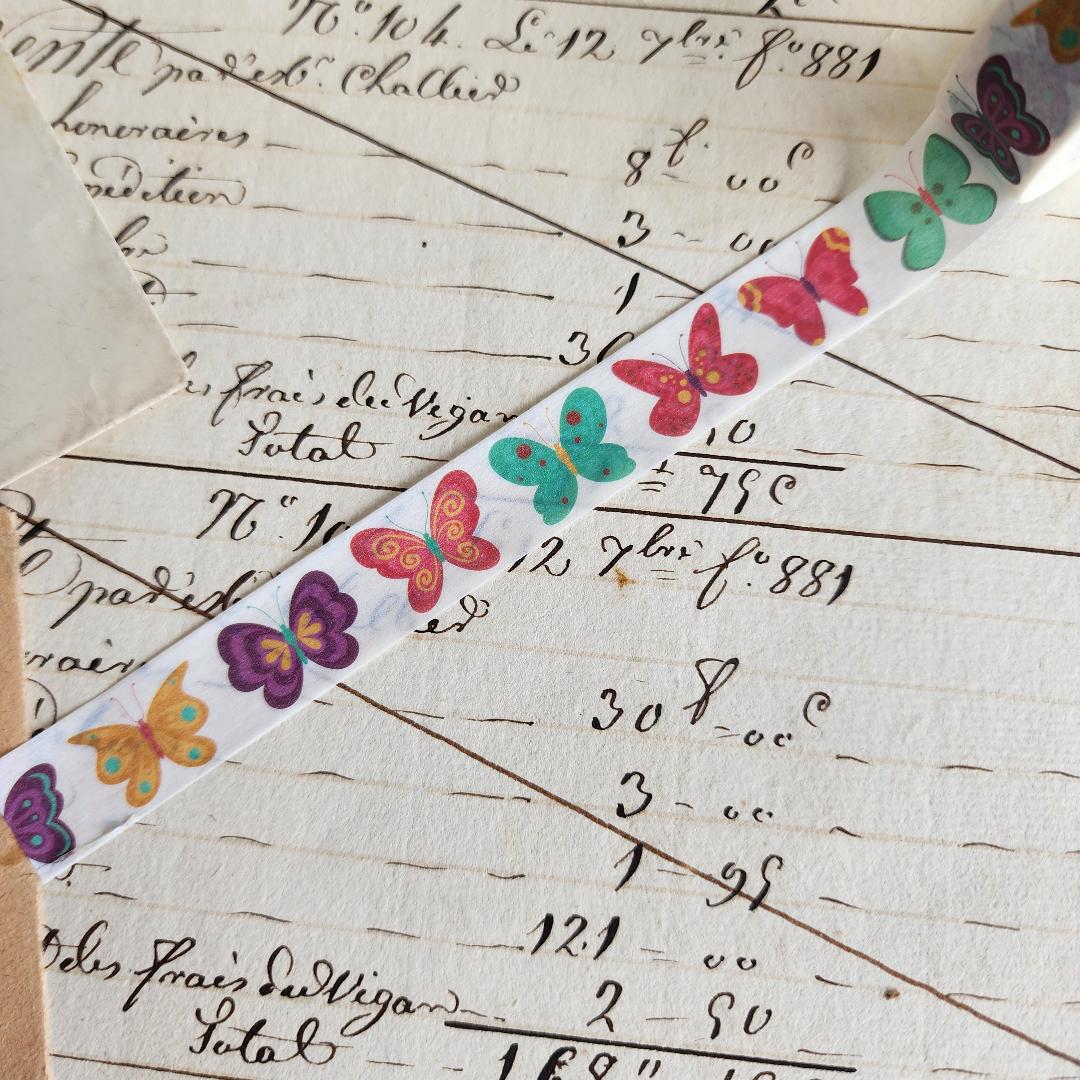 Pastel Butterfly Washi Tape