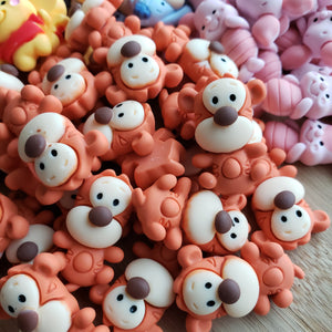 5pc Winnie the Pooh and Friends Resin Flatback Cabochon