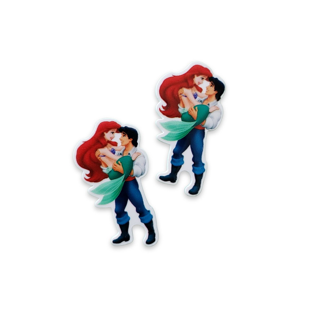 2pc Little Mermaid Planar Resin