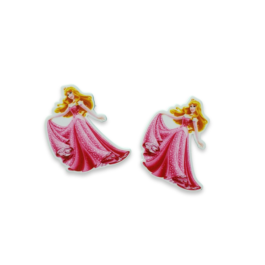 2pc Sleepy Princess in Pink Planar Resin