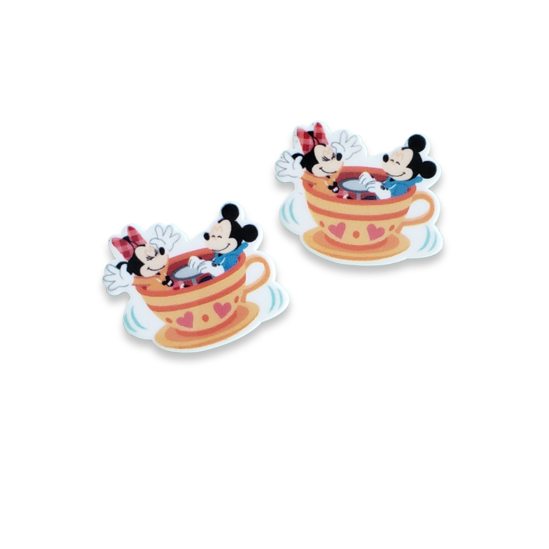 2pc Mouse Tea Cups Planar Resin