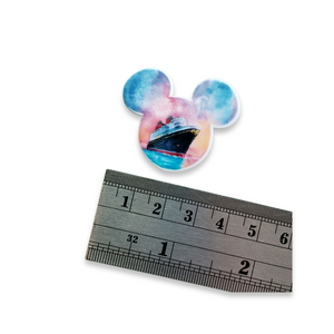 2pc Cruise Ship Mouse Planar Resin