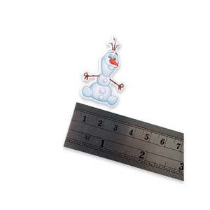 2pc Friendly Snowman Planar Resin