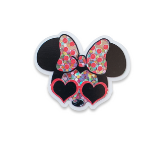 Miss Mouse Love Acrylic Sequins Shaker