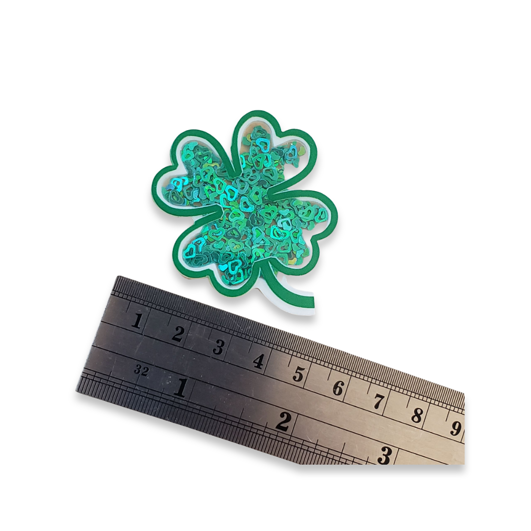 Shamrock Acrylic Sequins Shaker