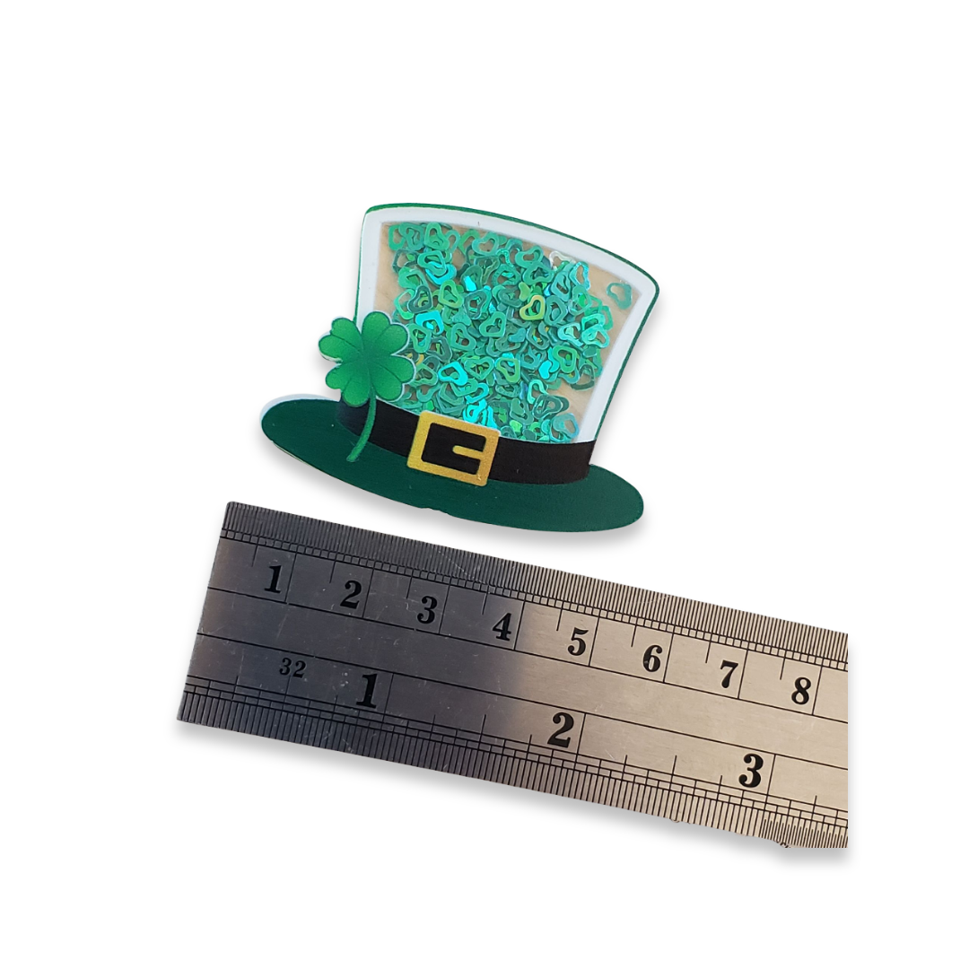 St. Patrick's Day Acrylic Sequins Shaker