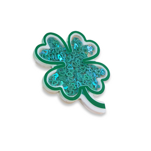 Shamrock Acrylic Sequins Shaker