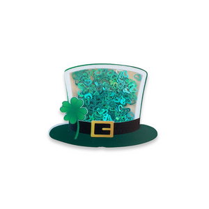 St. Patrick's Day Acrylic Sequins Shaker