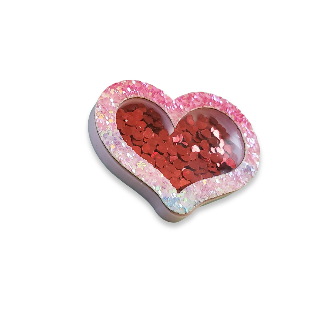 Red Heart Acrylic Sequins Shaker