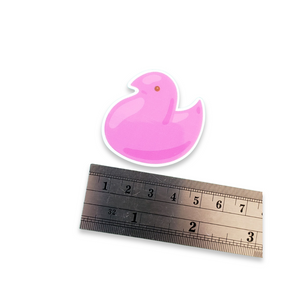 2pc Pink Easter Peeps Planar Resin