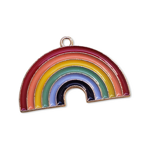 Rainbow Enamel Charm