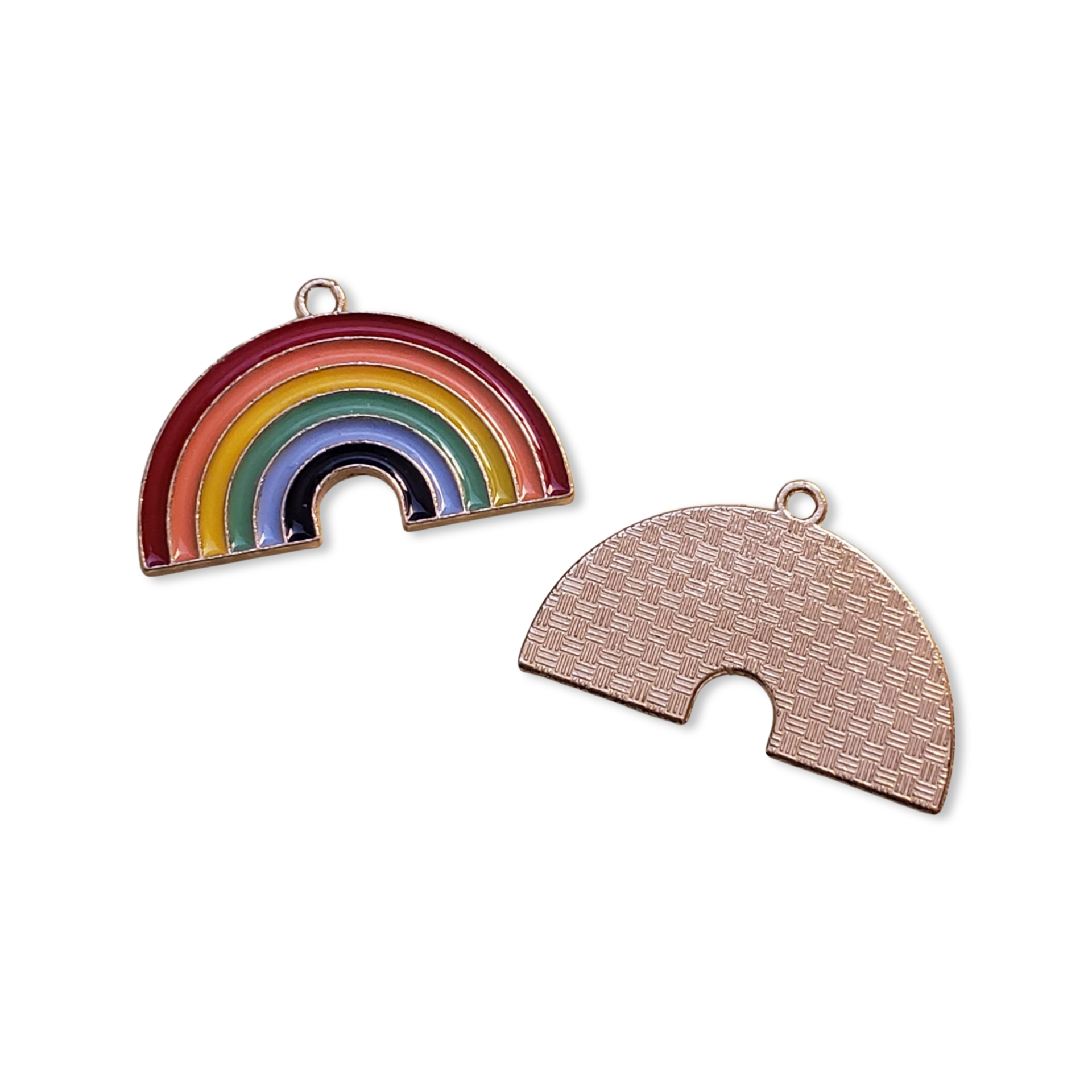 Rainbow Enamel Charm