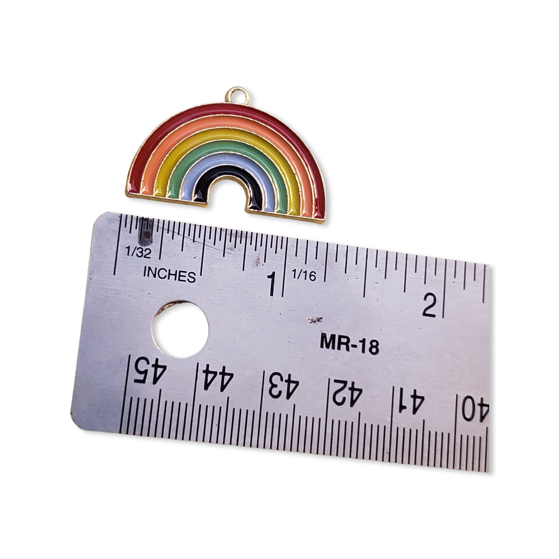 Rainbow Enamel Charm