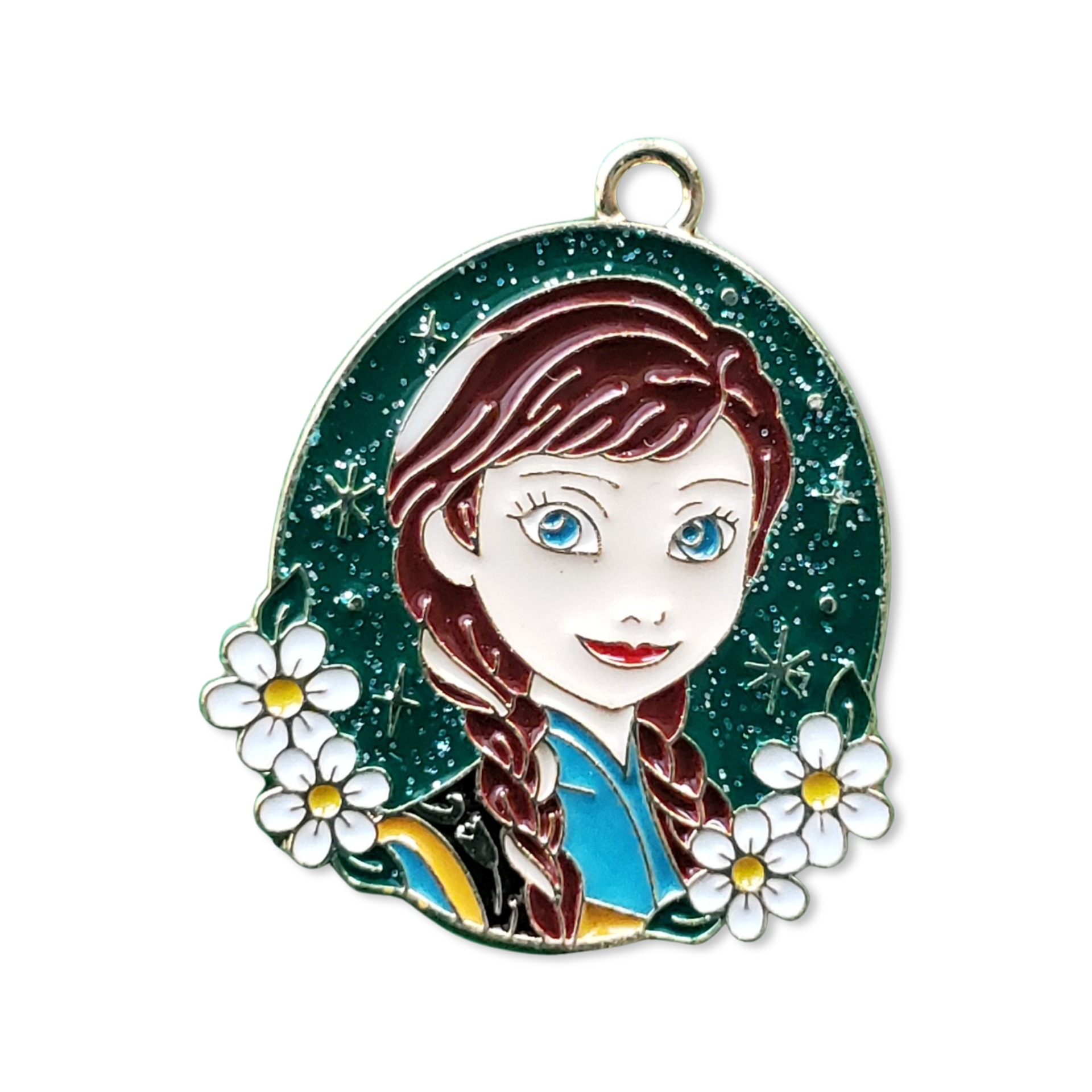 Enamel Princess Metal Charm