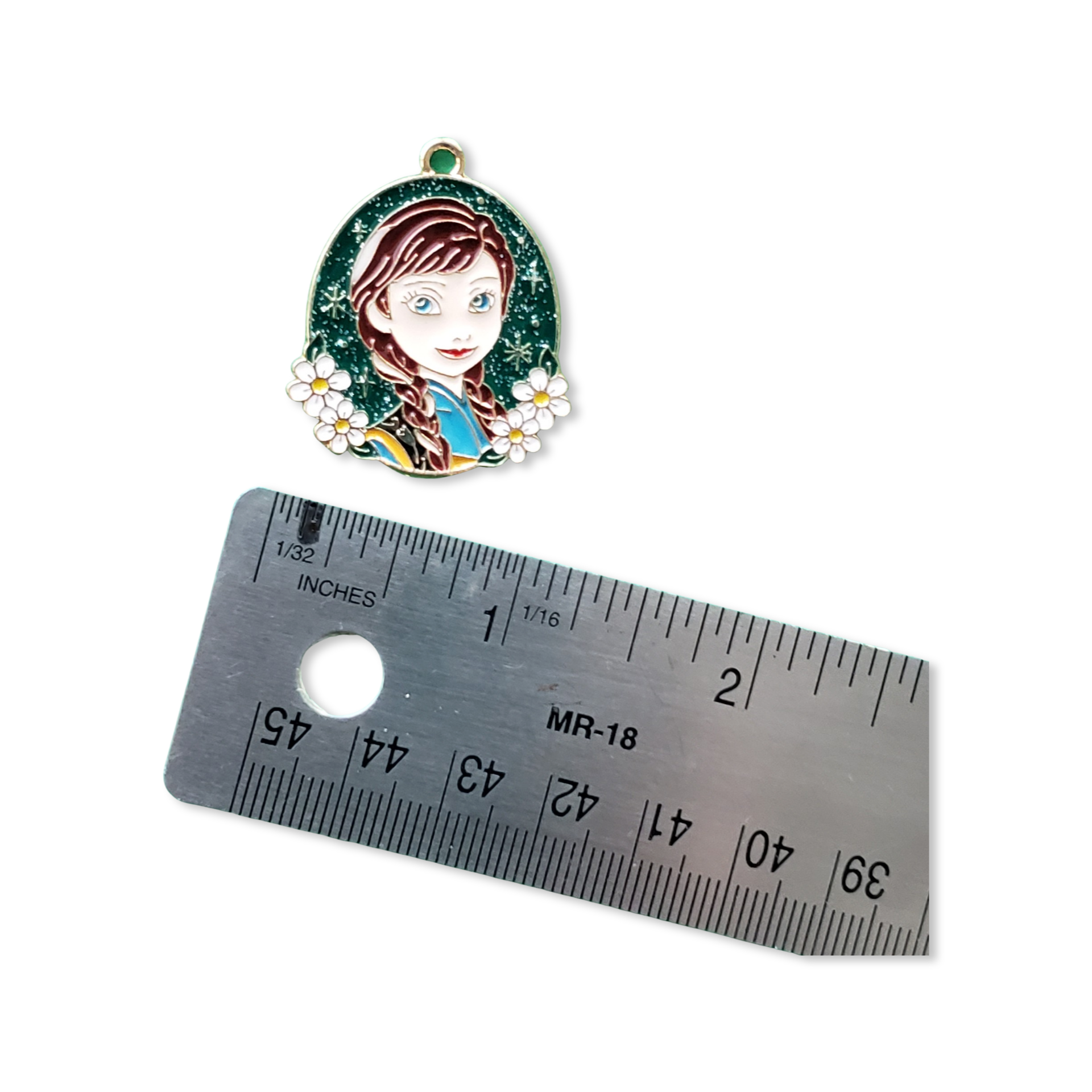 Enamel Princess Metal Charm