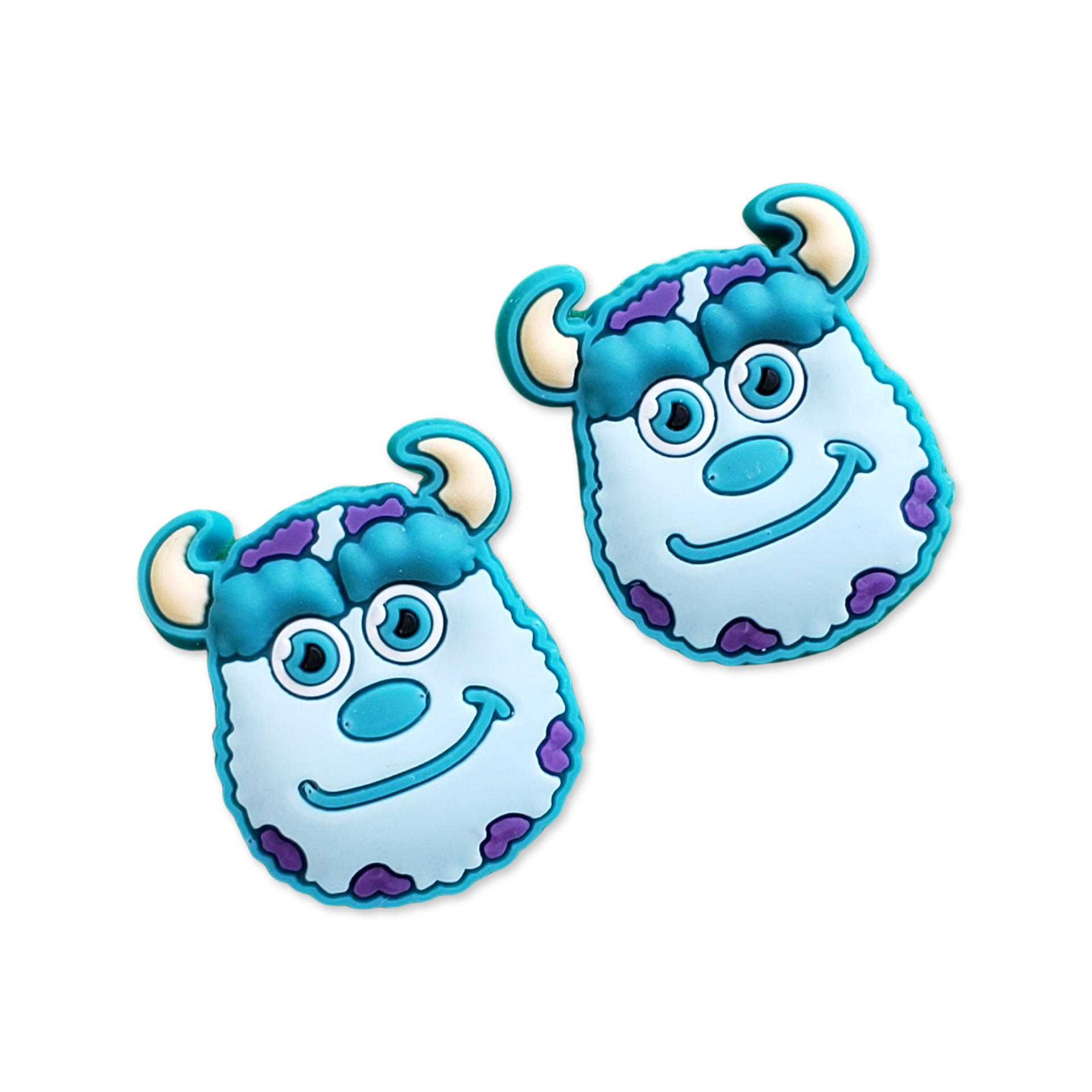 2pc Blue Monster Soft PVC Resin