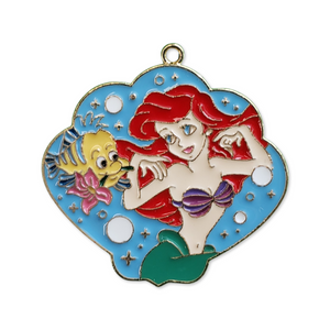 Enamel Mermaid Metal Charm