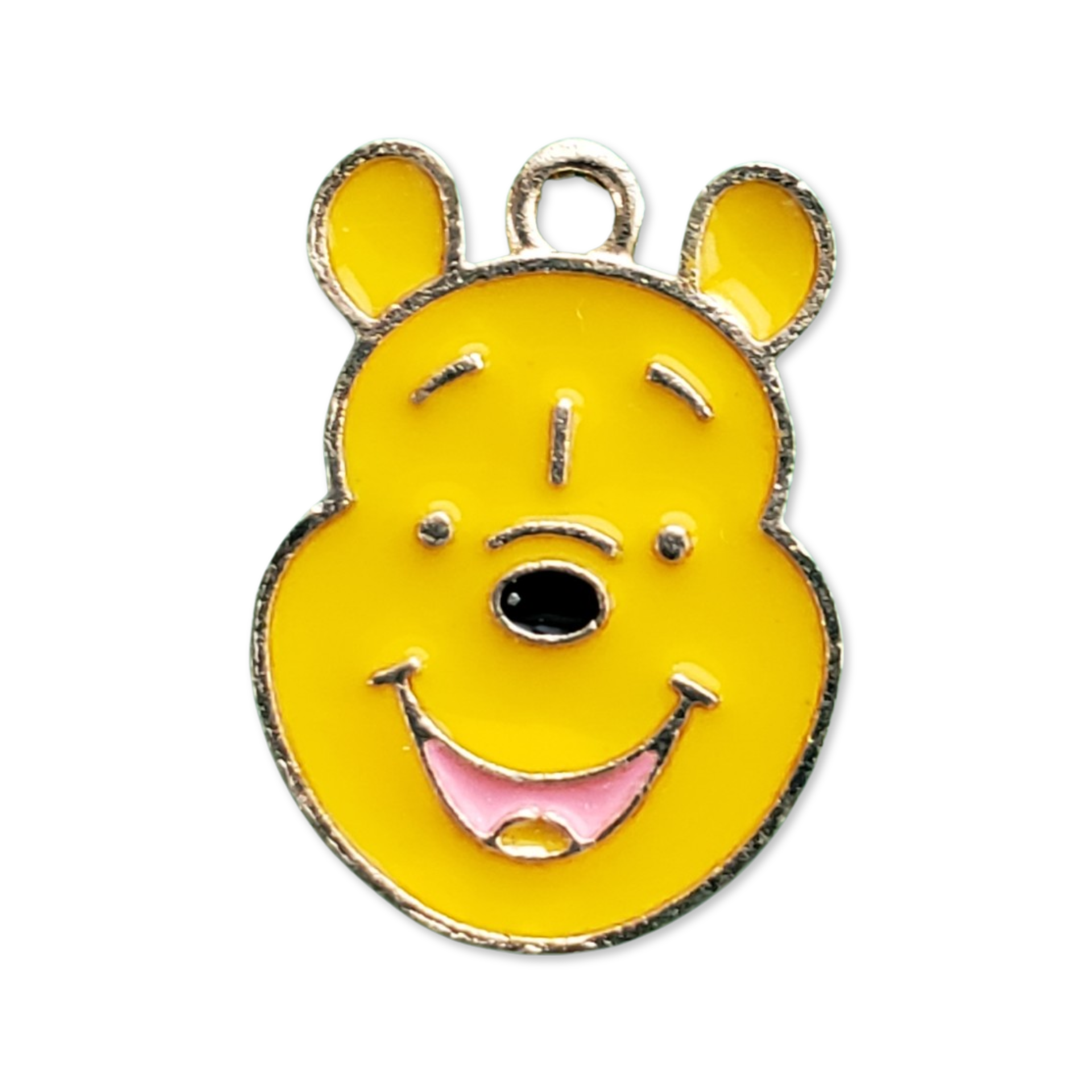 Enamel Honey Bear Metal Charm