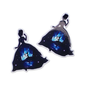 2pc Princess and the Frog Planar Resin