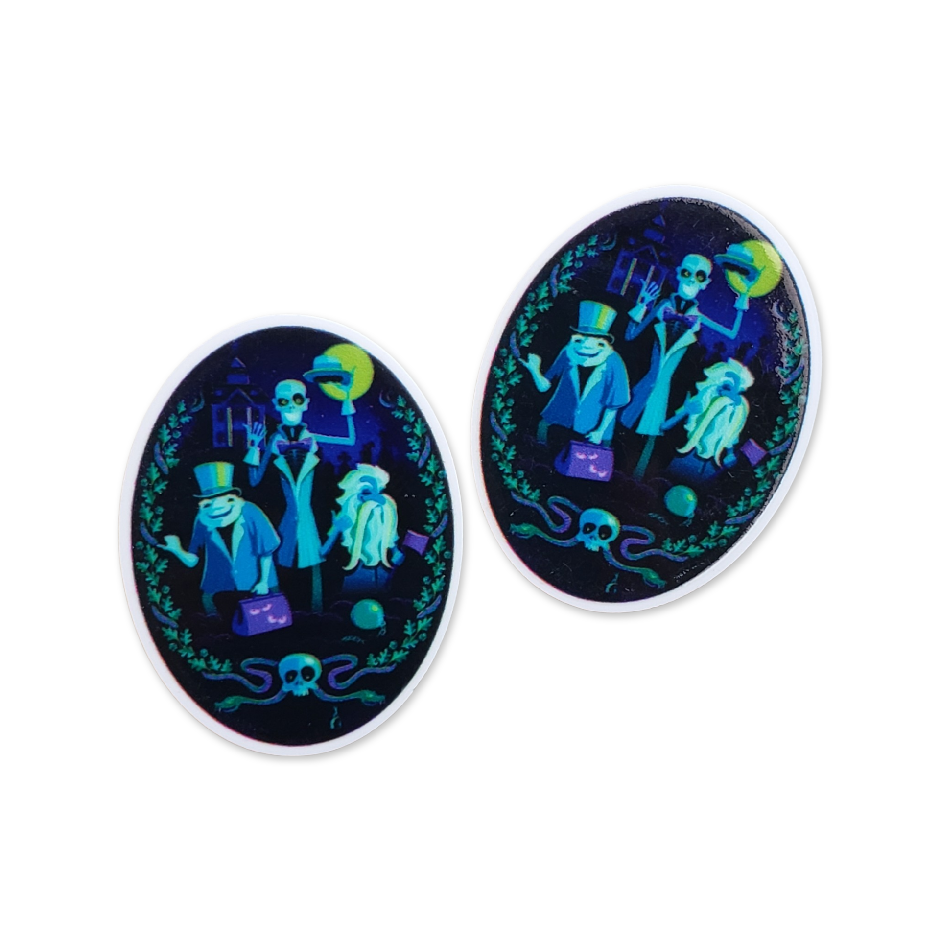 2pc Haunted Mansion Hitchhikers Planar Resin