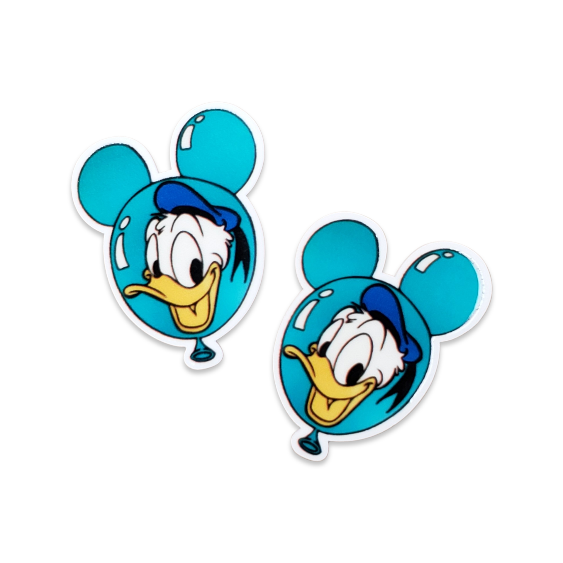 2pc Classic Duck Balloon Planar Resin