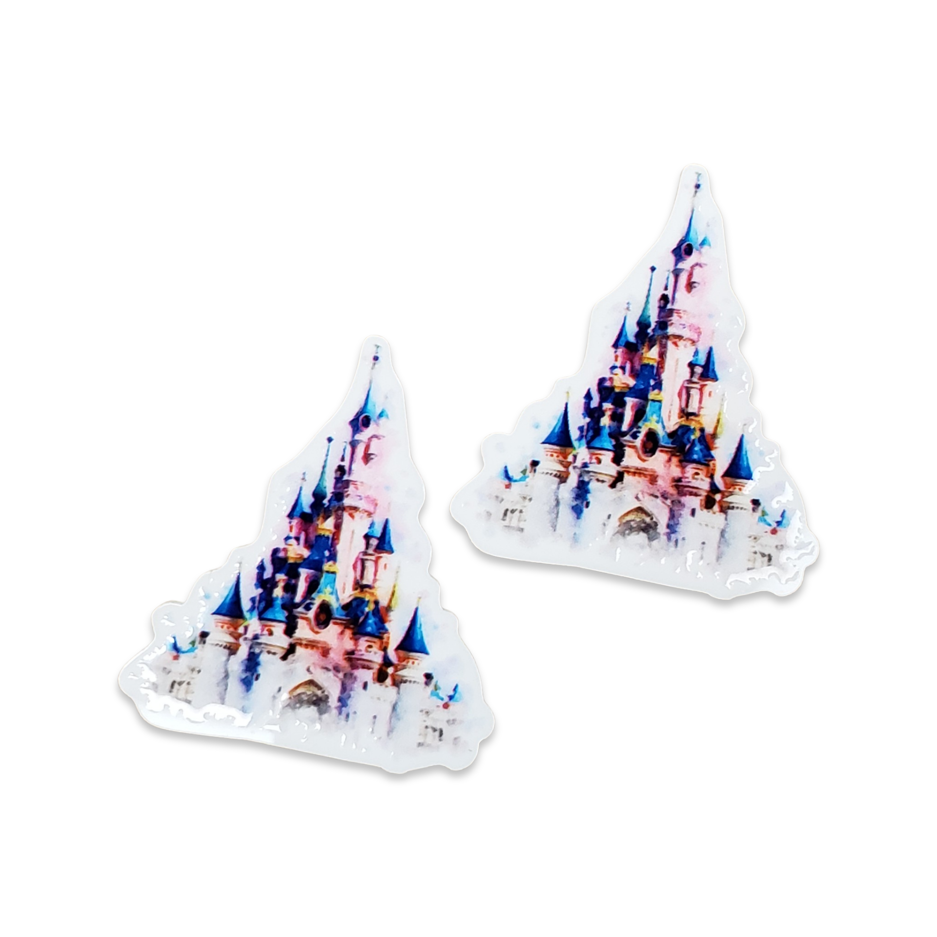 2pc DL Paris Castle Planar Resin