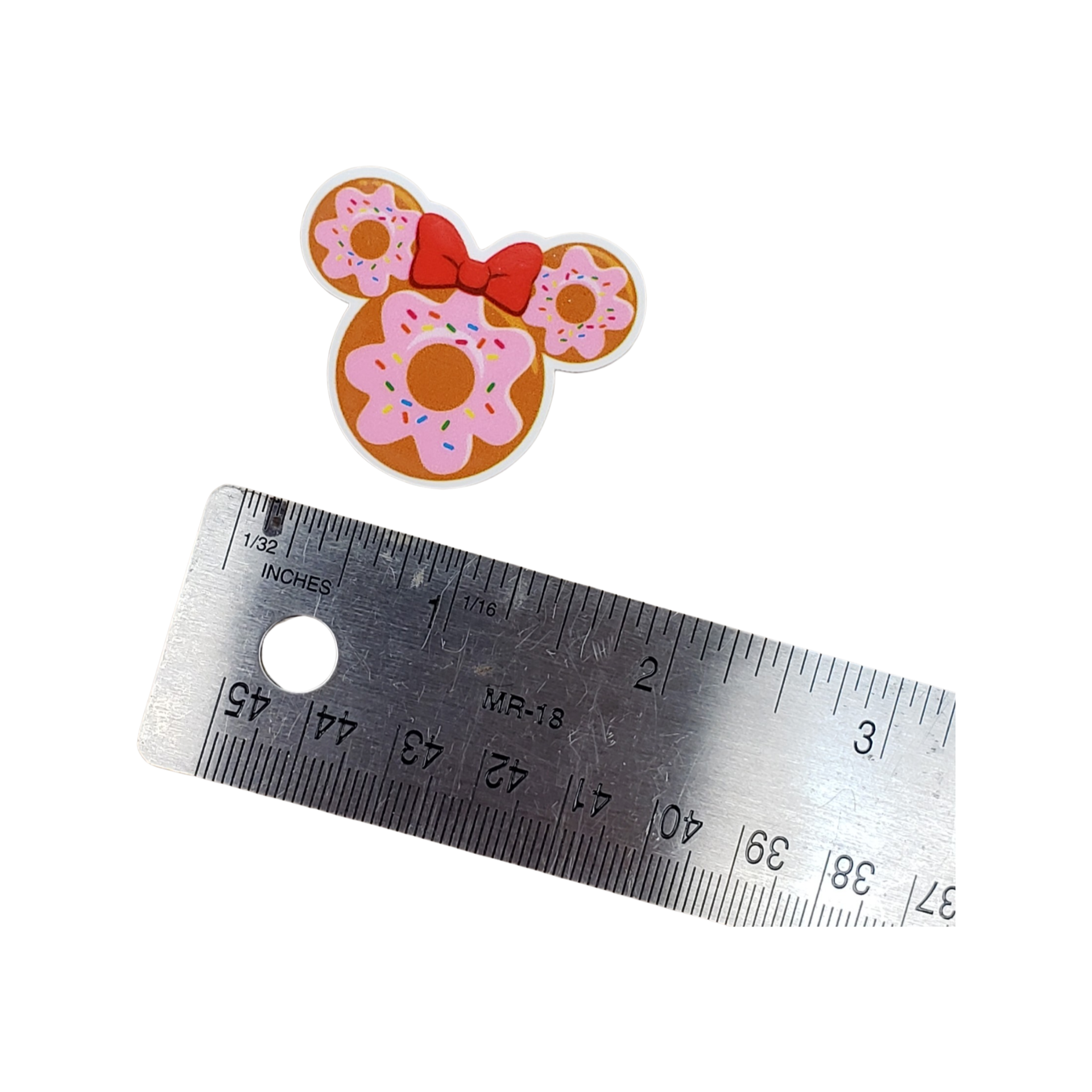 2pc Minnie Donut Planar Resin