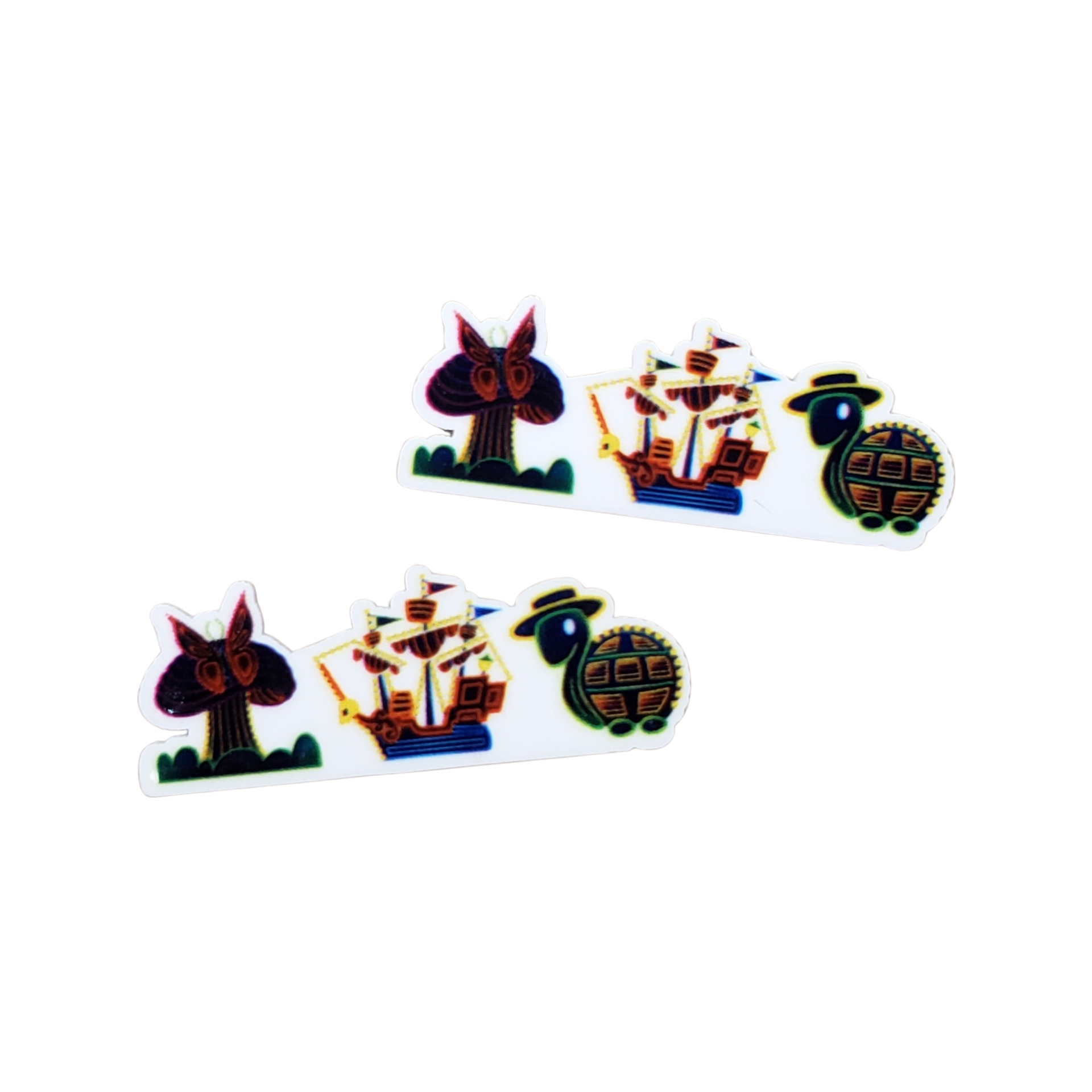 2pc Main Street Parade Planar Resin