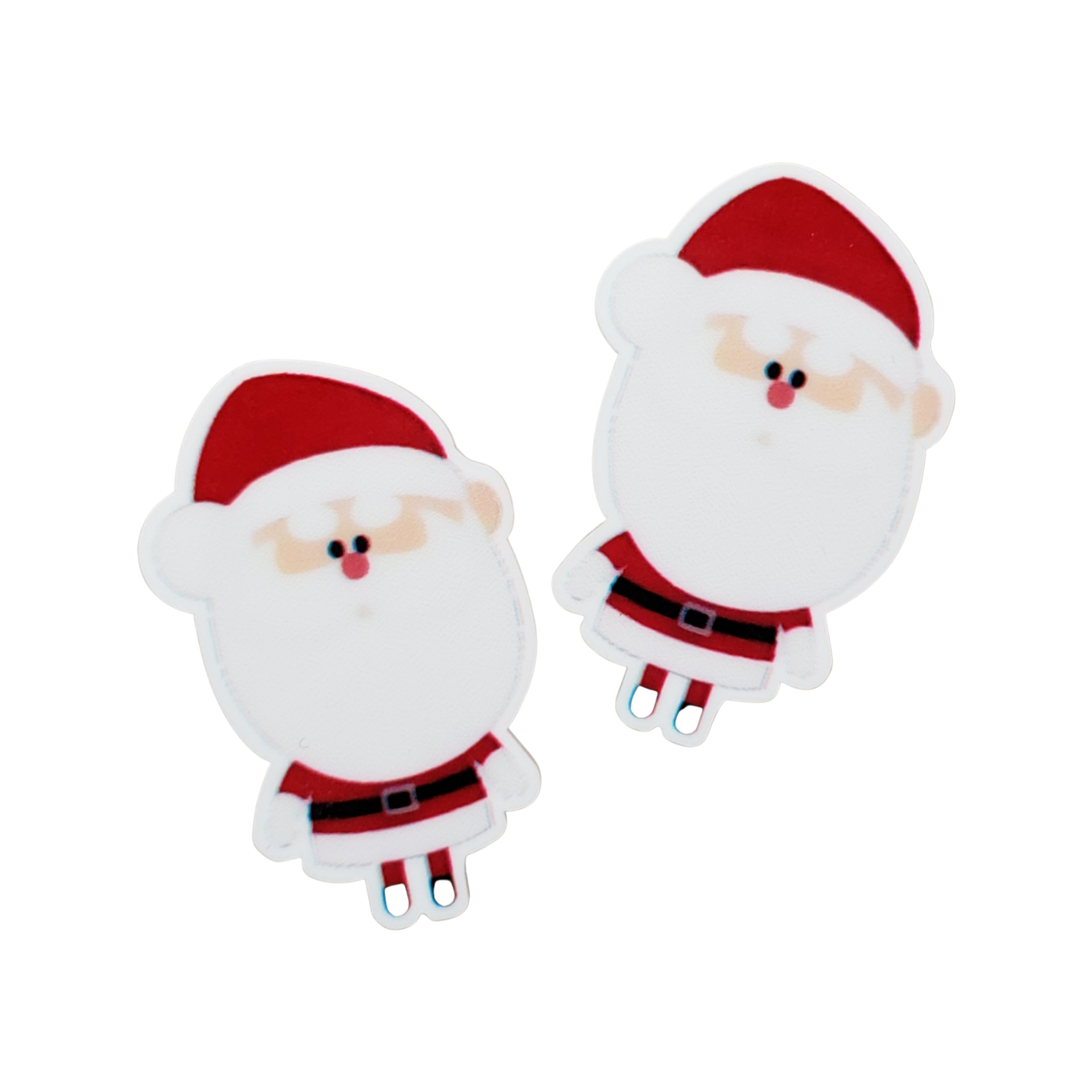 2pc Santa Claus Planar Resin