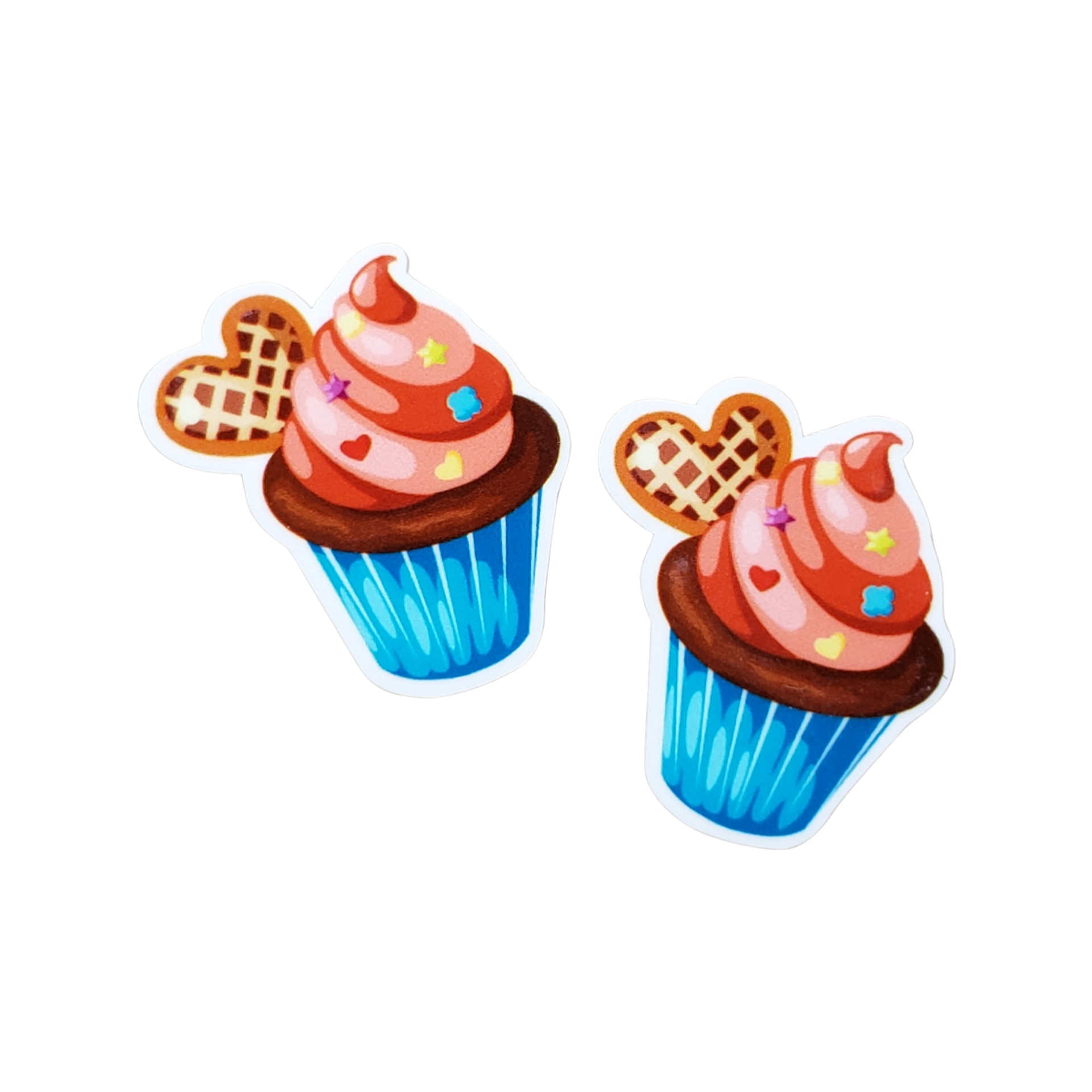 2pc Cupcake Planar Resin