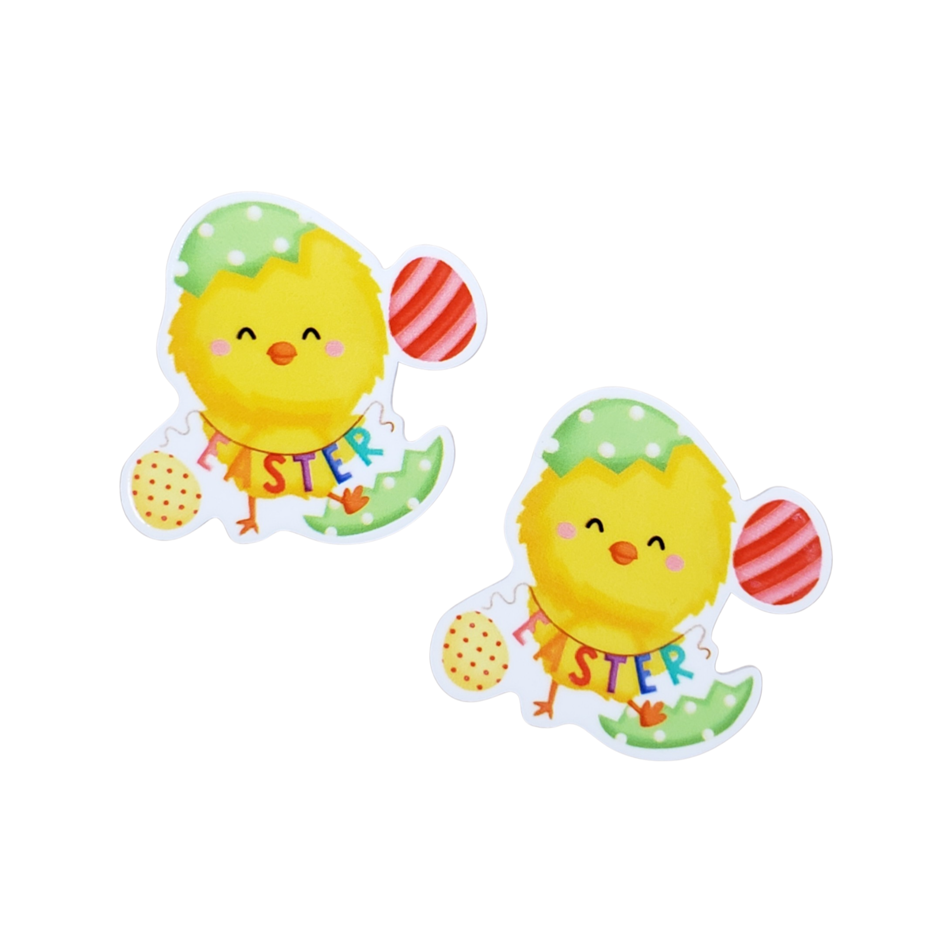 2pc Easter Chicks Planar Resin