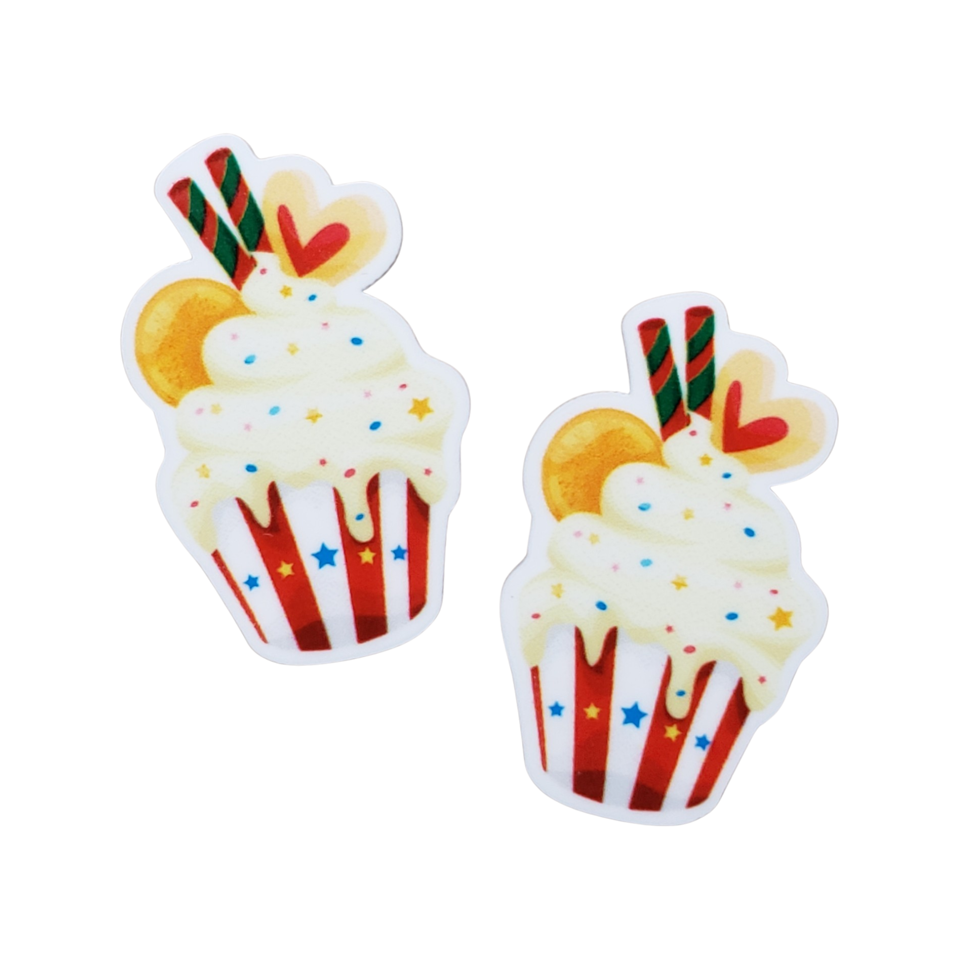 2pc Cupcake Planar Resin