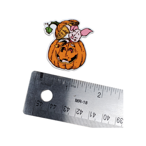 2pc Halloween Pig Planar Resin