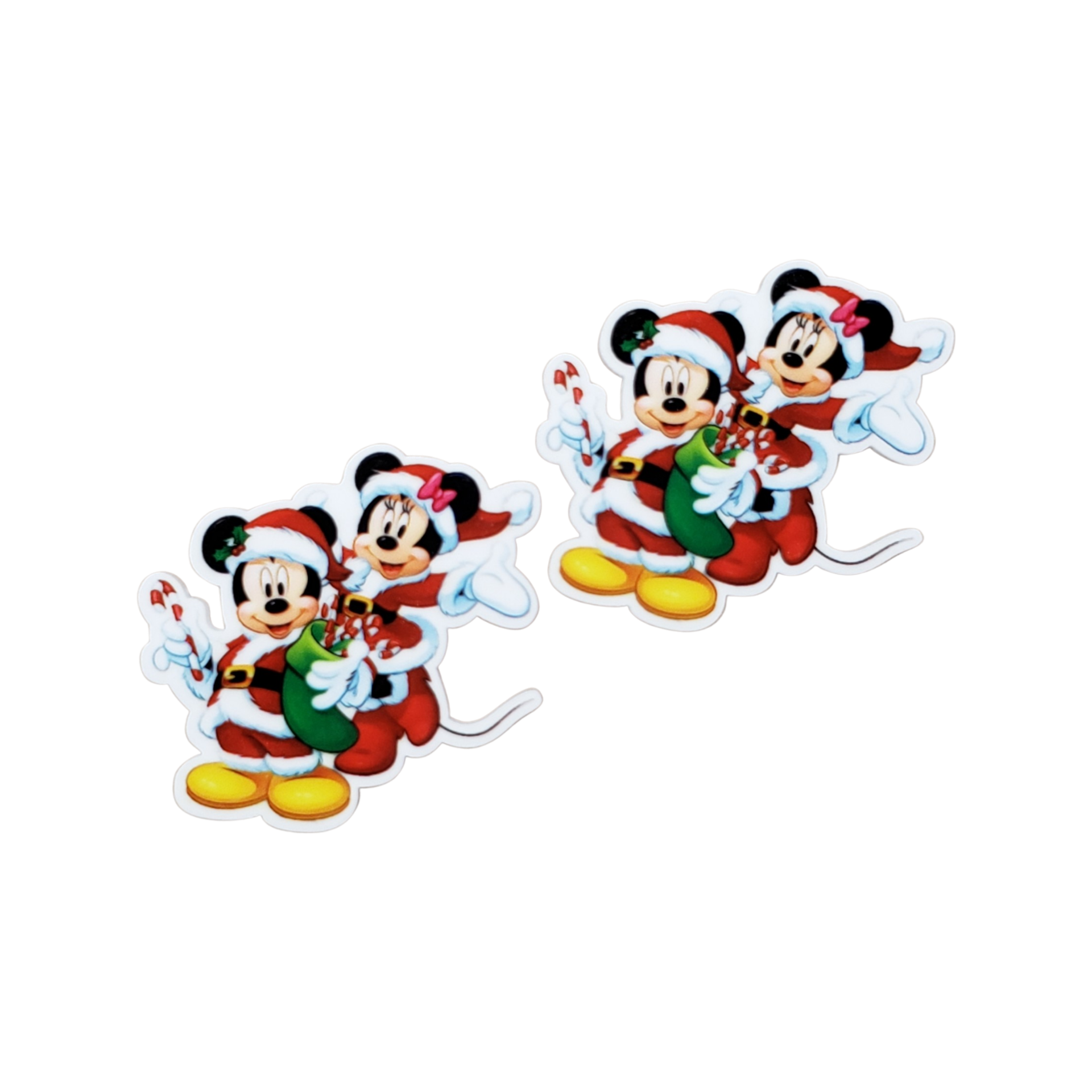 2pc Christmas Mice Planar Resin