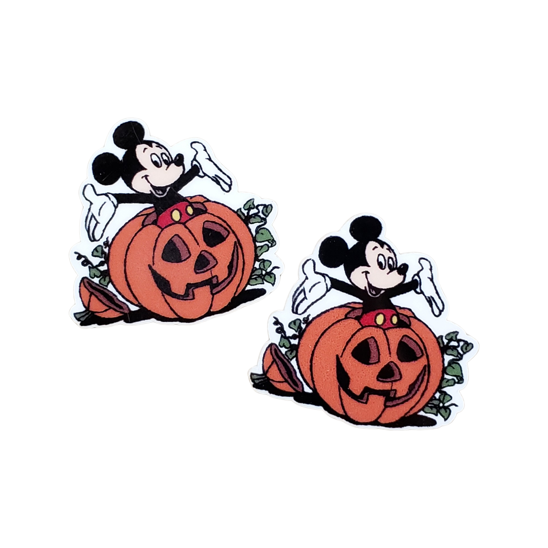 2pc Halloween Mouse Planar Resin