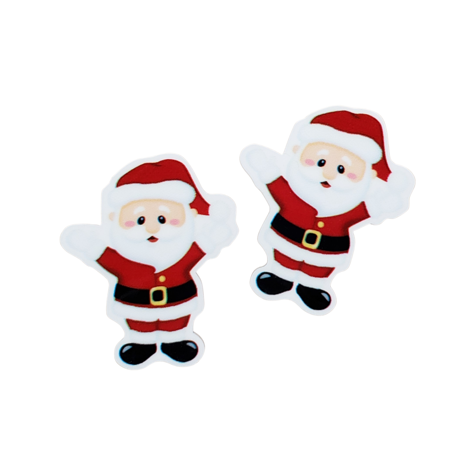 2pc Santa Claus Planar Resin