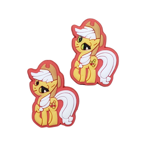 2pc Little Yellow Pony Soft PVC Resin