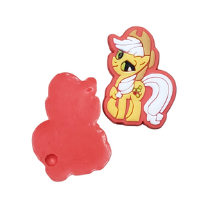 2pc Little Yellow Pony Soft PVC Resin