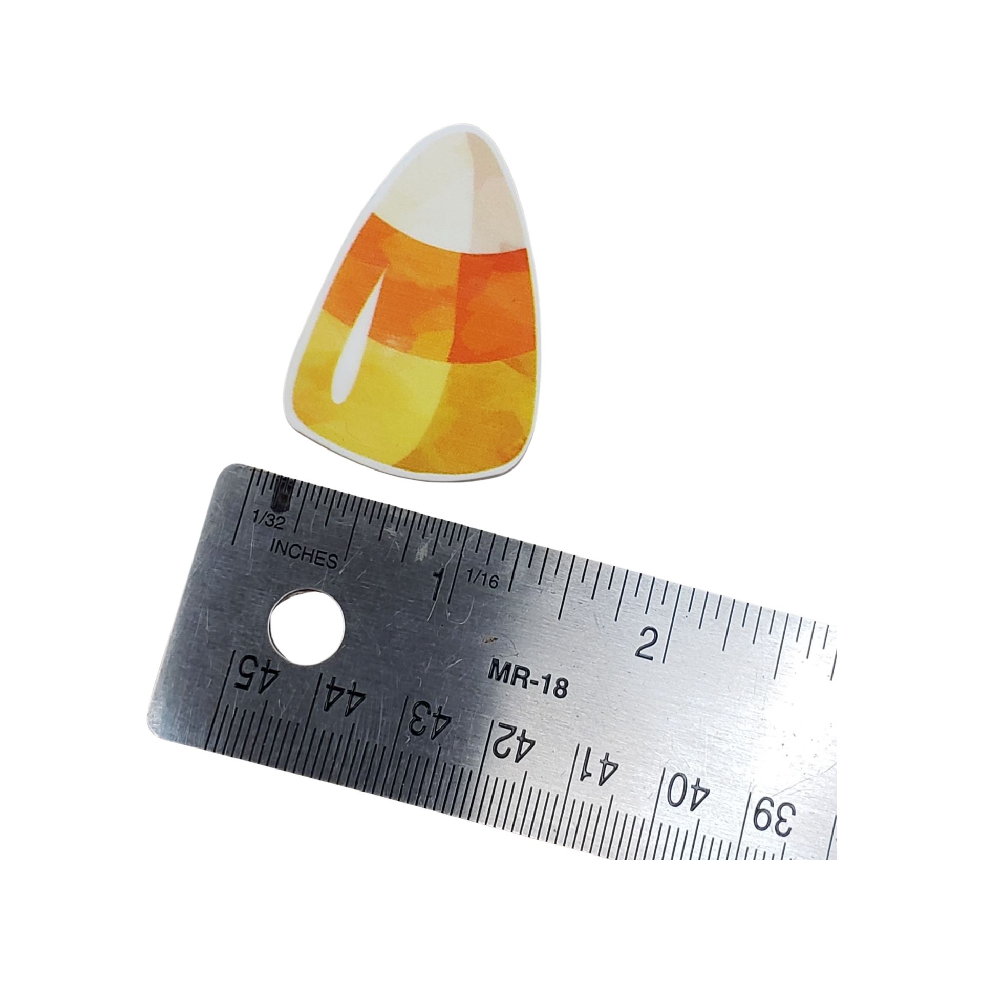 2pc Candy Corn Planar Resin