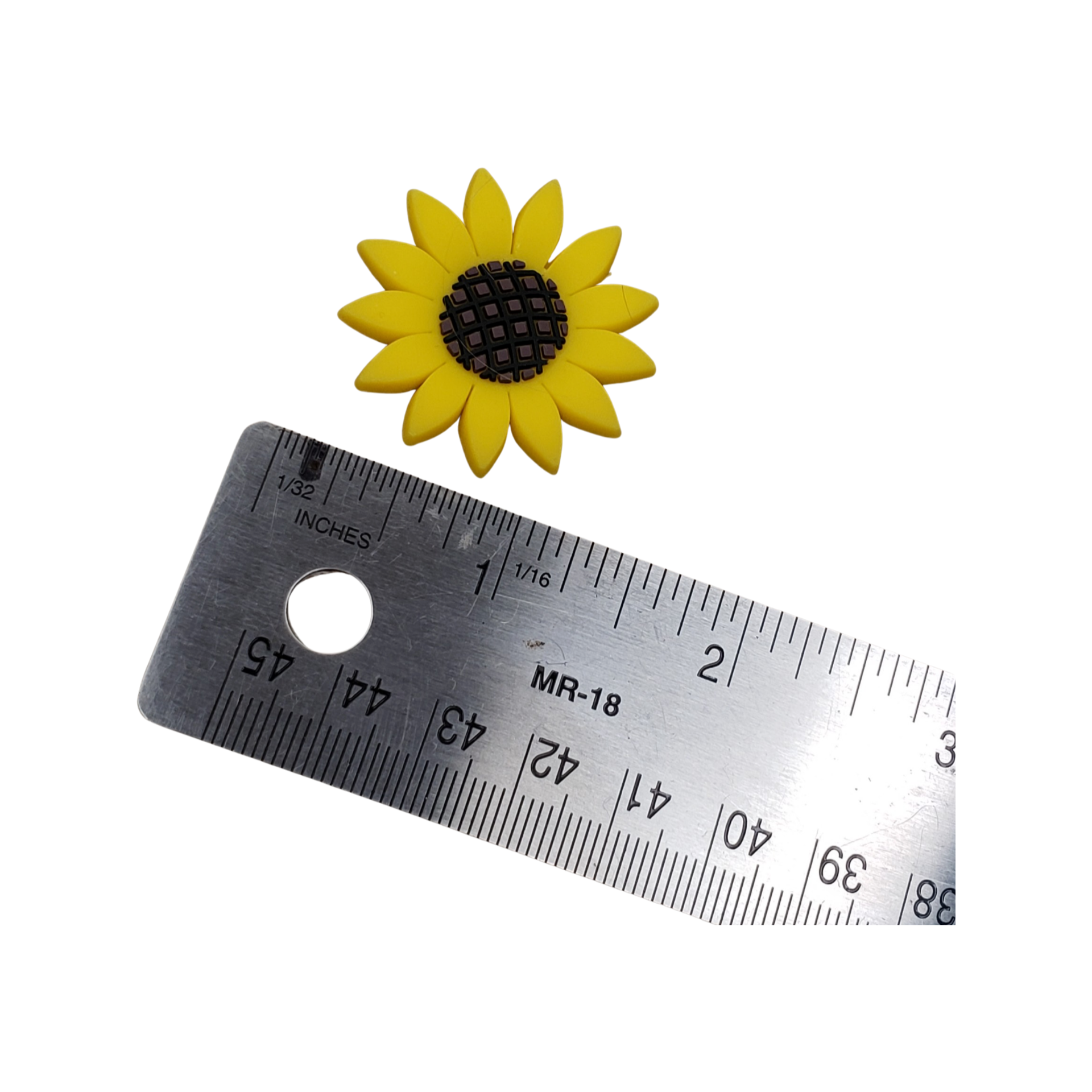 2pc Sunflower Soft PVC Resin