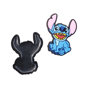 2pc Blue Alien Soft PVC Resin