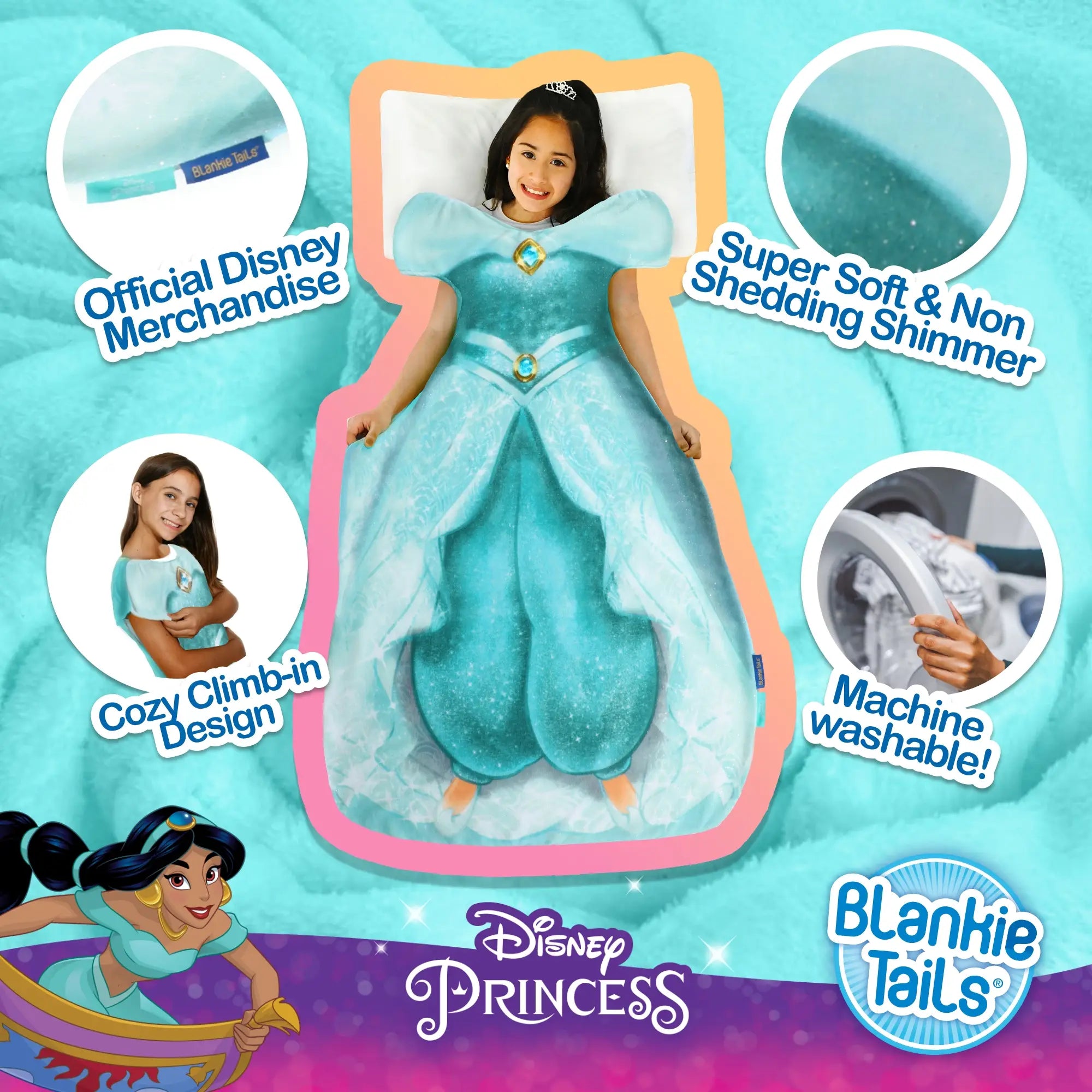 Disney princess blankie discount tails