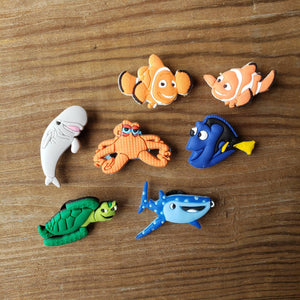 7PC Finding Nemo Shoe Charms